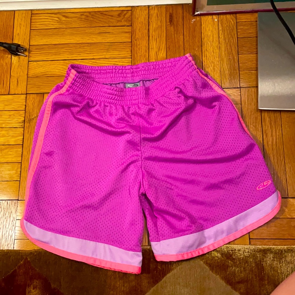 Purple and pink champion shorts! Barely worn!